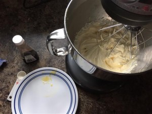Making the buttercream